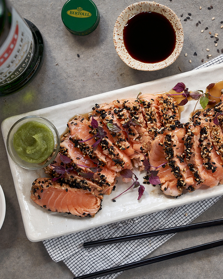 Marinated Salmon with Sesame – Bertolli Olive Oil