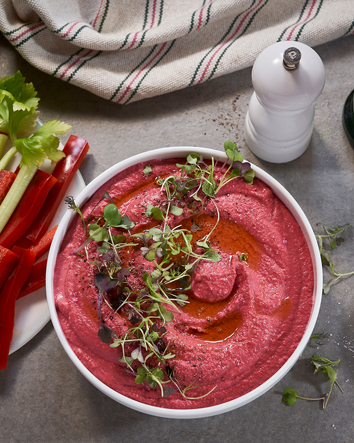 Delicious Beet Hummus – Bertolli Olive Oil