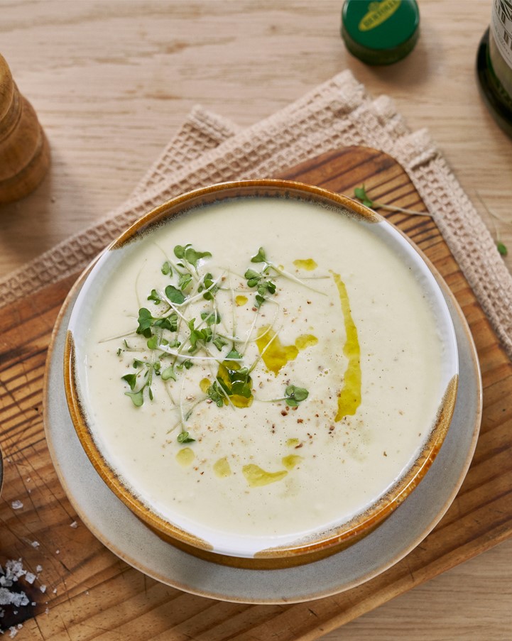 Cream of White Asparagus – Bertolli Olive Oil